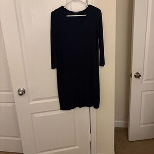 Eileen Fisher Black Long Sleeve Dress